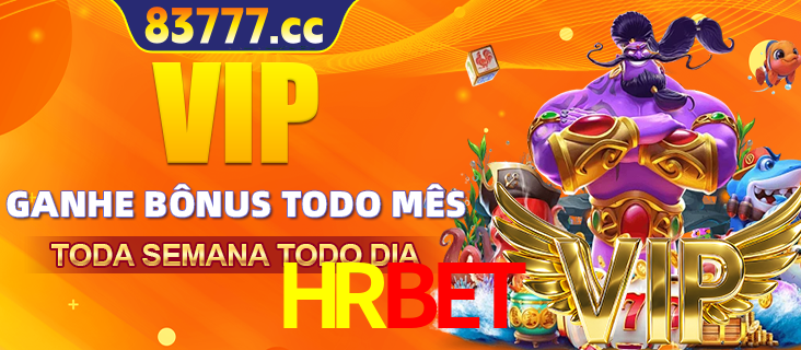 Banner promocional do HRBET oferecendo 100% de recompensas adicionais contínuas para quem fizer o login diário (Daily sign-in), com um mascote de coelho.