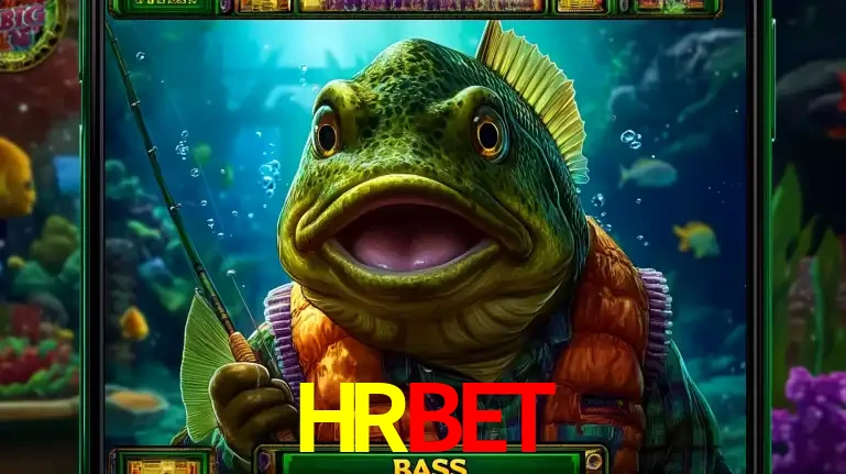 Personagem de peixe pescador do popular jogo de slot com tema de pescaria, uma das emocionantes opções de caça-níqueis para jogar e ganhar no cassino HRBET.